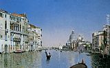 Gondola on the Grand Canal by Martin Rico y Ortega